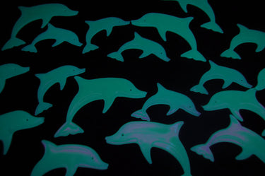 18 Piece Glow in the Dark Dolphins Wall Ceiling Decor